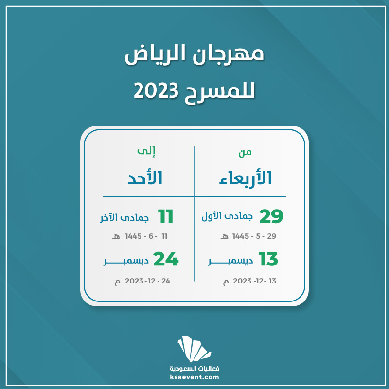 مهرجان الرياض للمسرح 2023