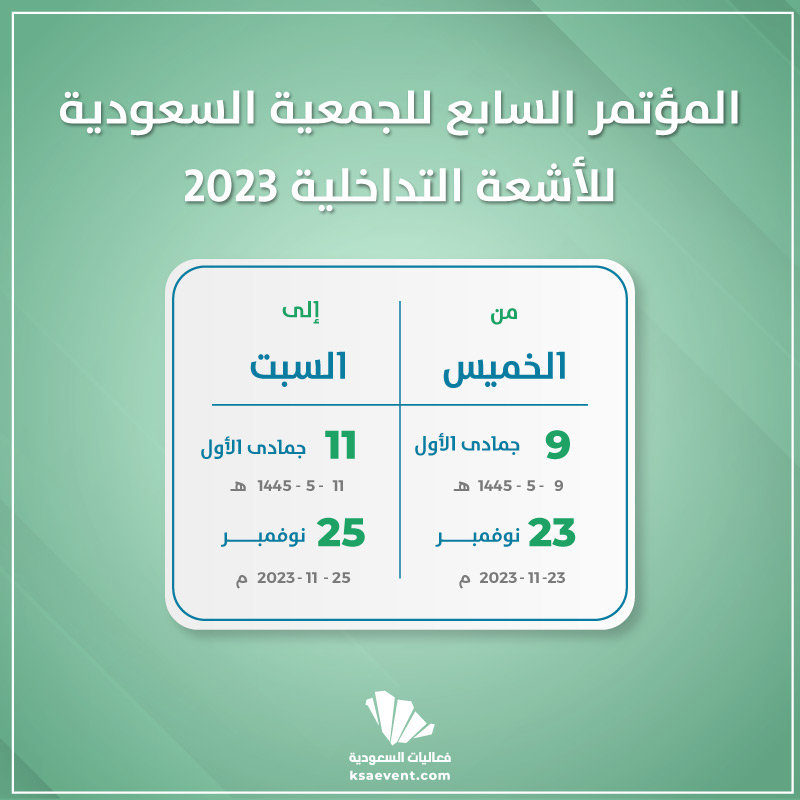 المؤتمر السابع للجمعية السعودية للأشعة التداخلية 2023