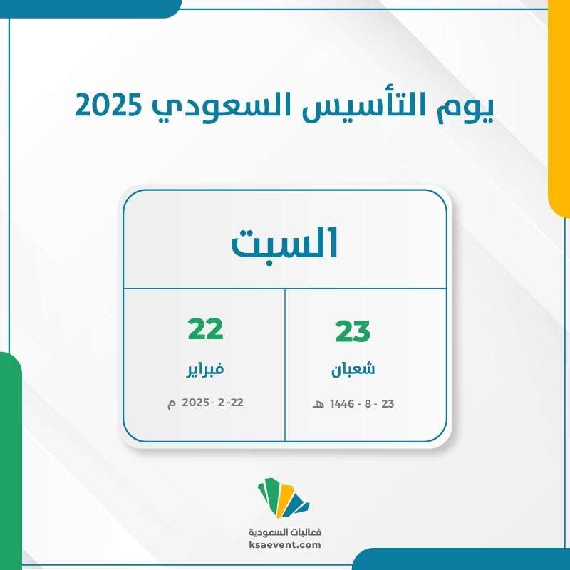 متى يوم التأسيس 2025 في السعودية: الاحتفالات، التاريخ، والمعاني