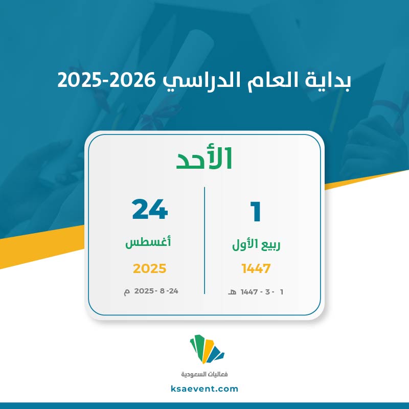 بداية العام الدراسي 20262025 فعاليات السعودية