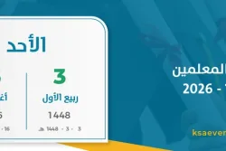 عودة المعلمين 1448 – 2026