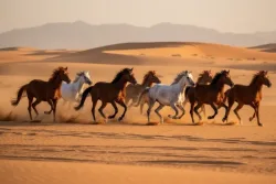 فعالية كأس اليوم الوطني للخيول المهجنة الأصيلة 2026