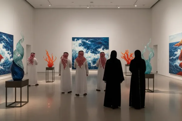 معرض الرياح الحمراء وعوالم المرجان 2026